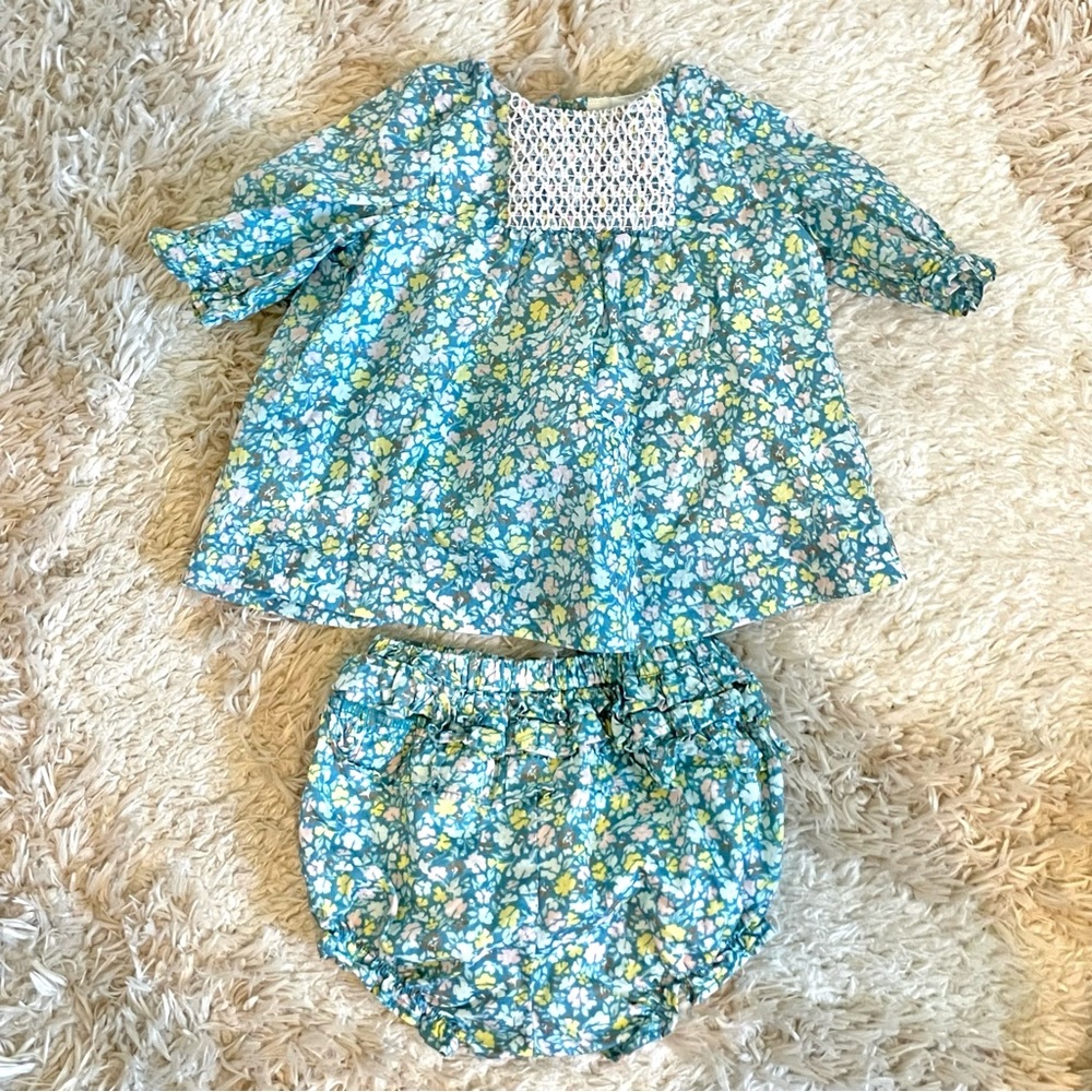 Janie and Jack Floral Set